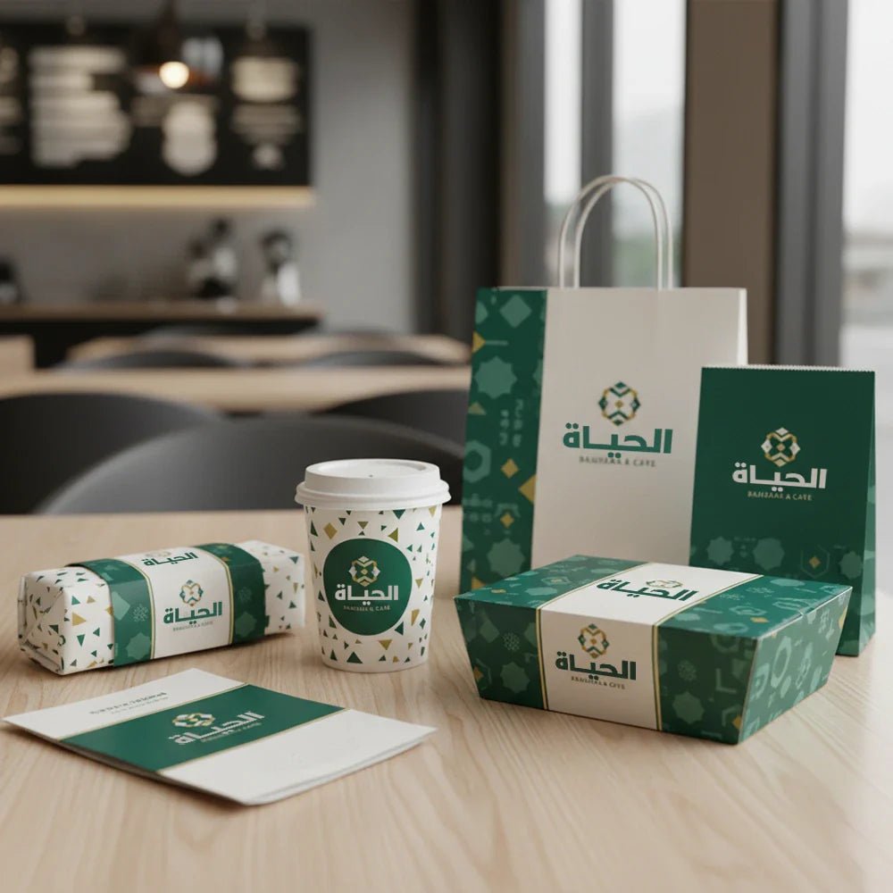 تغليف منتجات مبتكر للمطاعم والكافيهات في السعودية بتصاميم عصرية، يبرز هوية العلامة التجارية ويجذب العملاء فورًا.