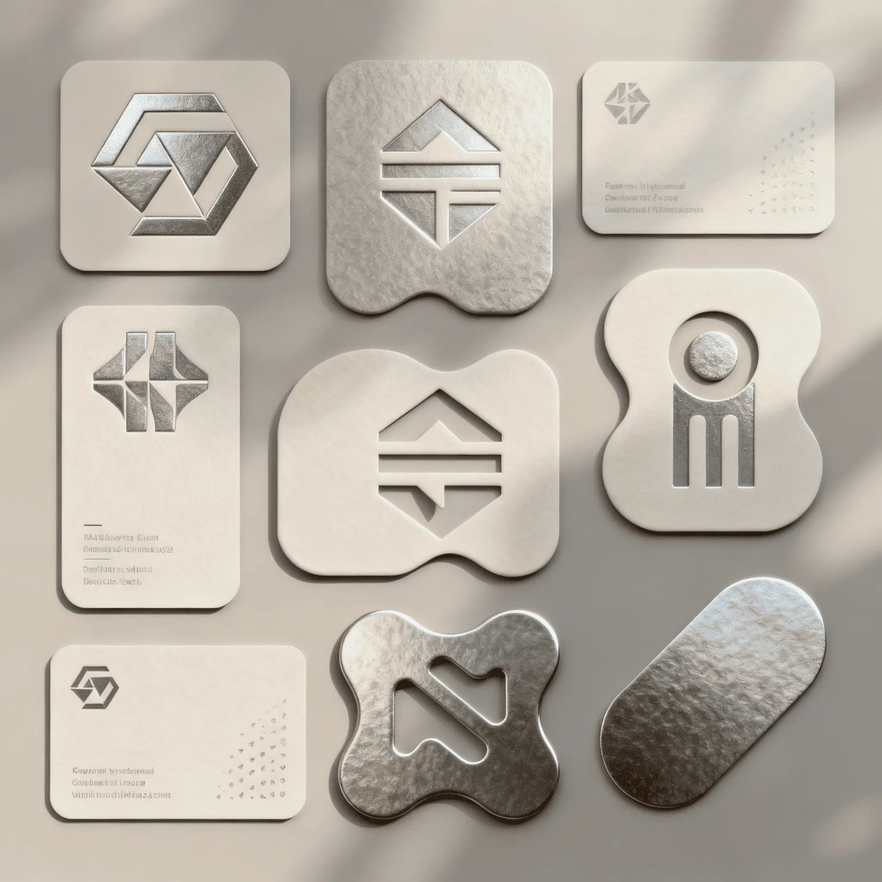 تصميم لوجو وكروت دعاية احترافية تمثل هوية العلامة التجارية في السعودية بألوان عصرية من تنفيذ فريق فكرة وفن الإبداعي.