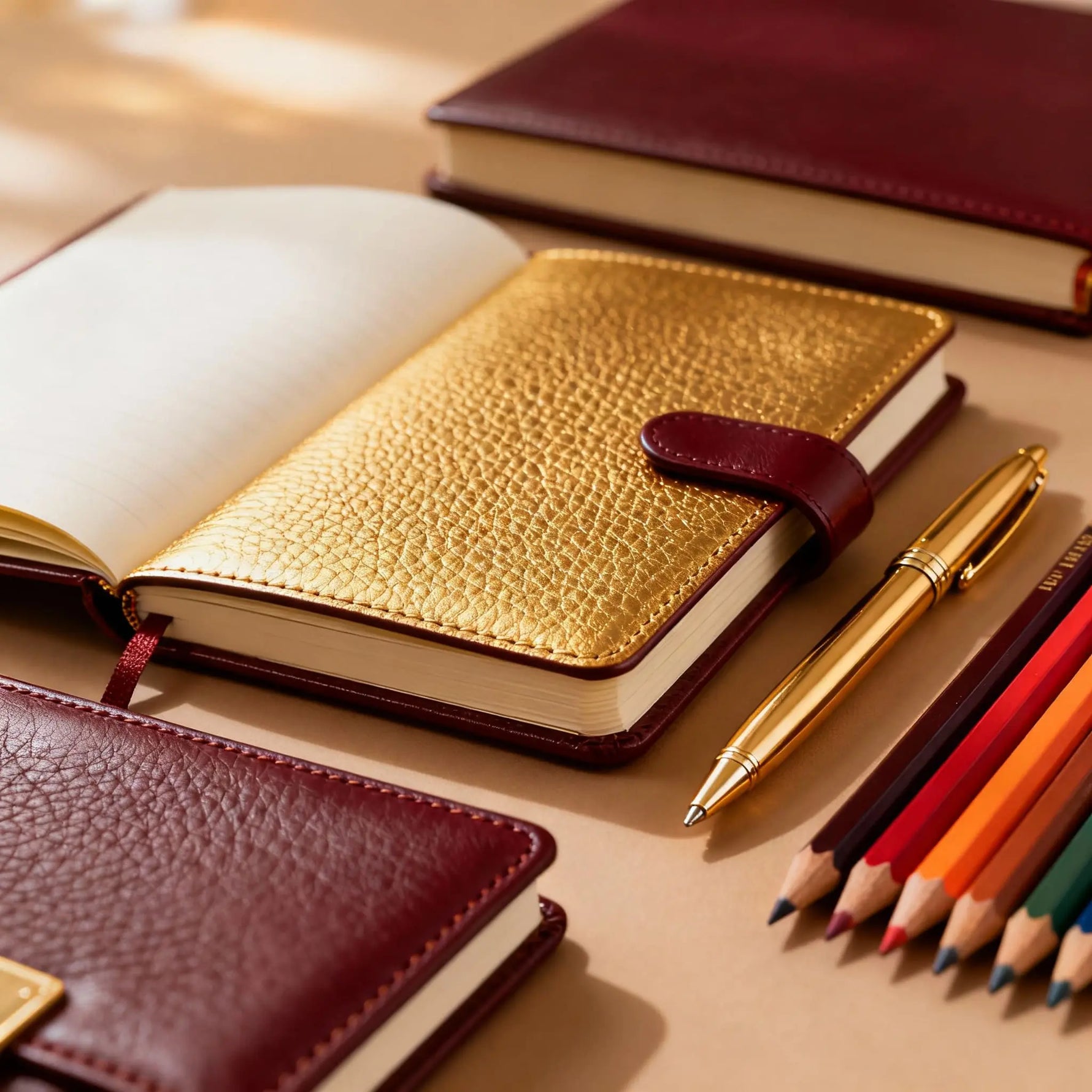 "دفتر ملاحظات فاخر"، "قرطاسية سعودية"، "دفاتر الملاحظات"، "فكرة وفن".