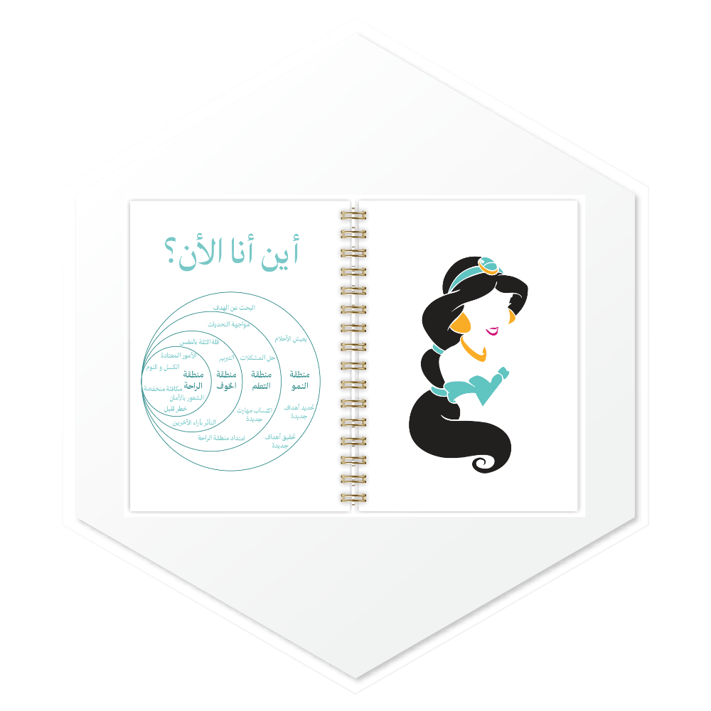 أجندة علاء الدين (ALADDIN) 1447هـ - صفحات أنشطة وتخطيط يومي، تصميم داخلي فاخر للسعودية والخليج