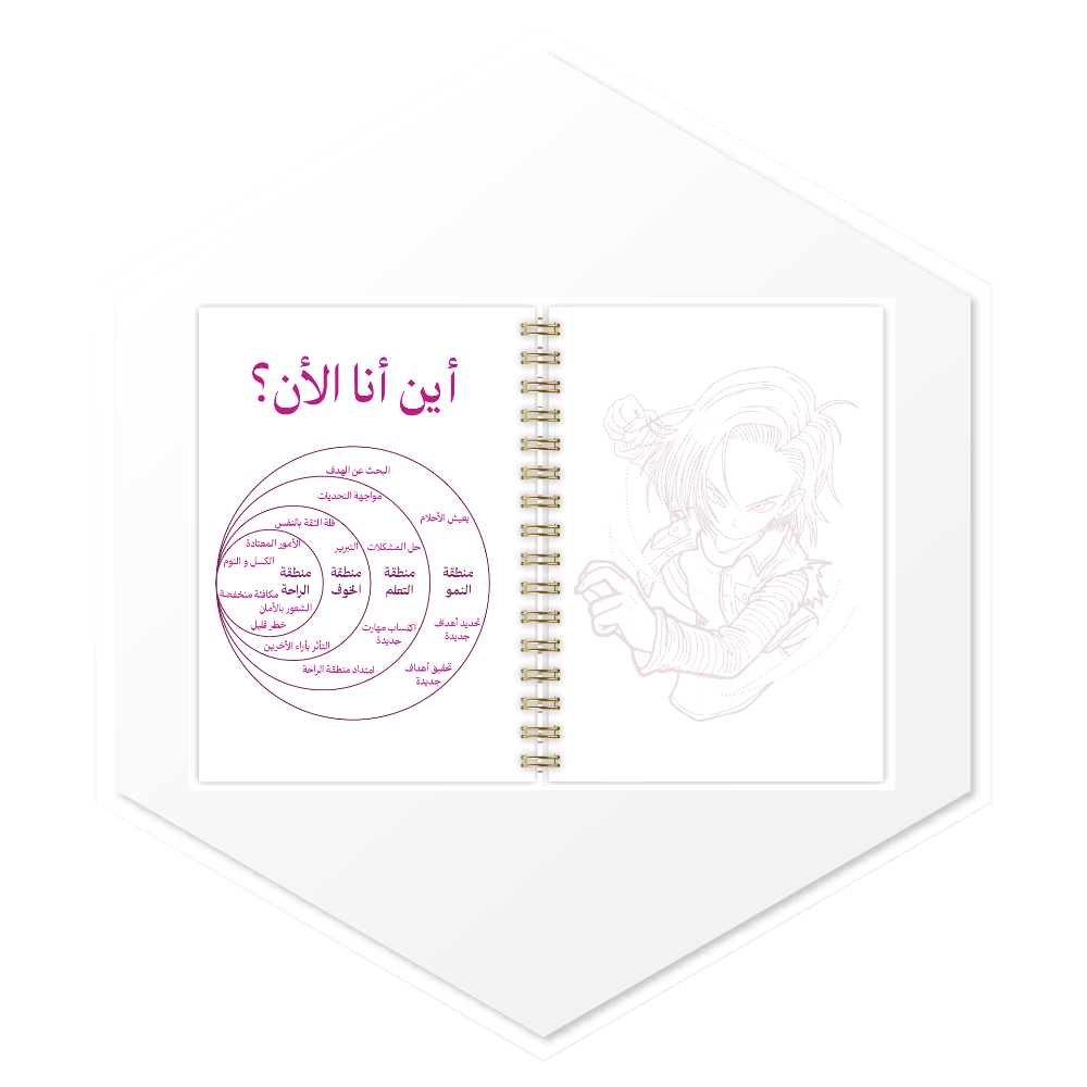 أجندة أندرويد 18 (Android 18) 1447هـ - صفحات أنشطة وتخطيط يومي، تصميم داخلي فاخر للسعودية والخليج