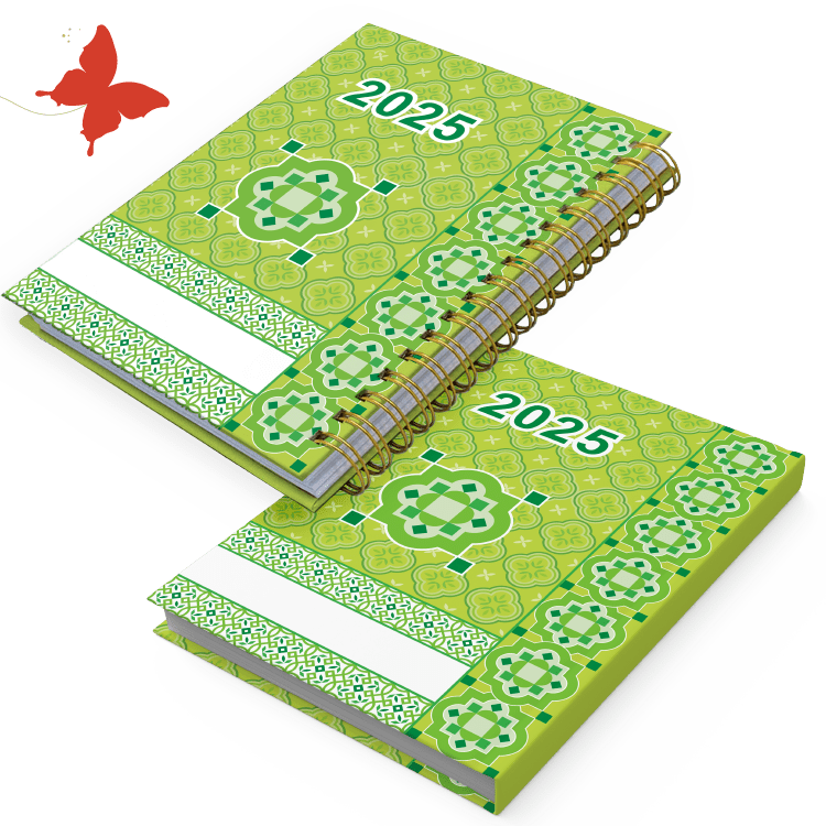 أجندة 2025 أخضر - أجندات