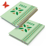 اجندة 2025 الأحساء (الحسا) بدون اسم كعب وبدون اسم سلك ذهبي