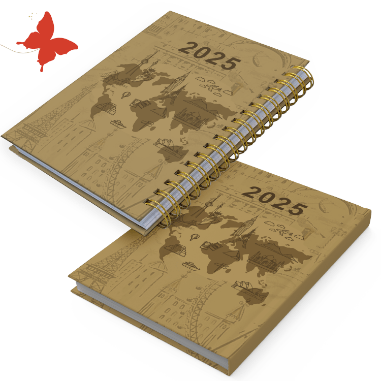 اجندة 2025 رحلة حول العالم (A trip around the world) - أجندات