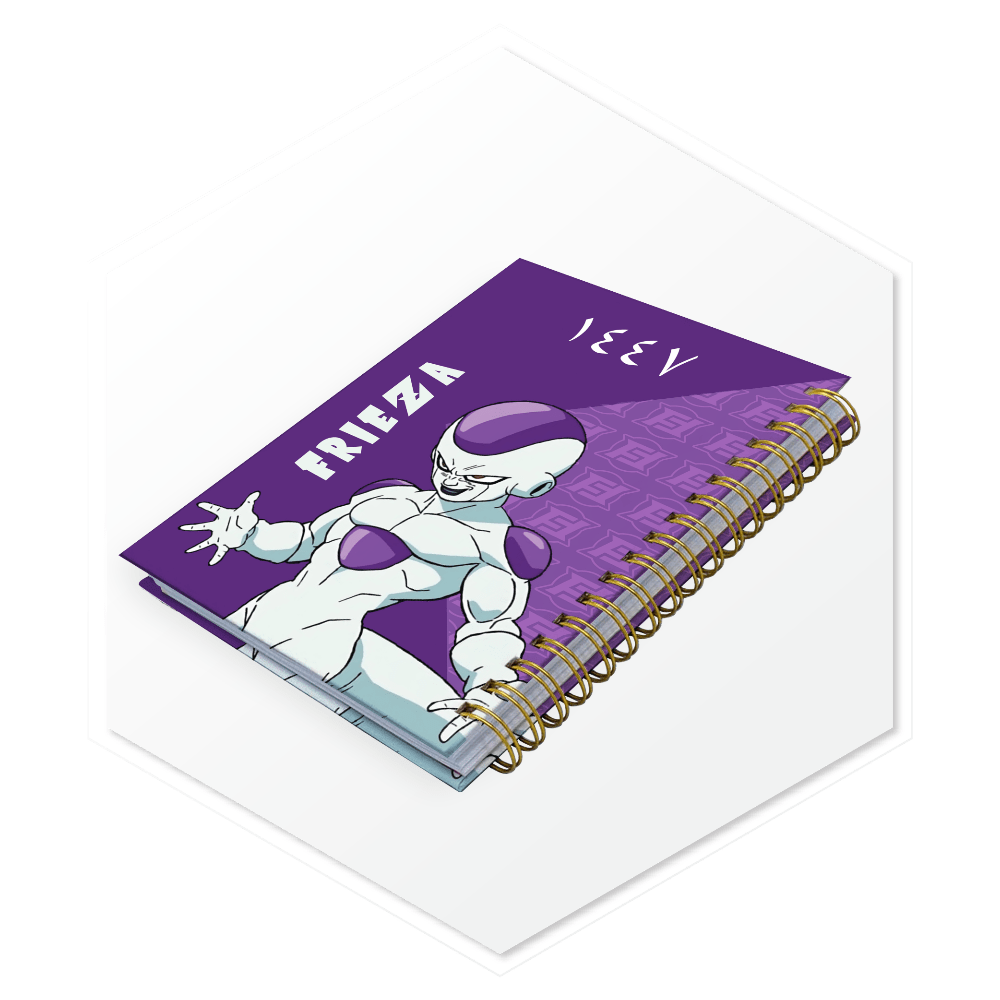 أجندة فريزا (Frieza) 1447هـ فاخرة - مقاس A5 بغلاف كرتون 1200 جم، سلك ذهبي، طباعة داخلية ملونة بأعلى جودة للسوق السعودي والخليجي