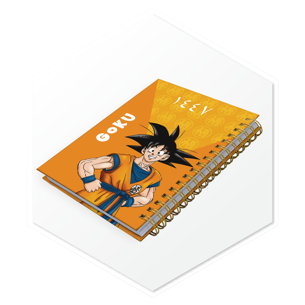 أجندة سن جوكو (Son Goku) 1447هـ فاخرة - مقاس A5 بغلاف كرتون 1200 جم، سلك ذهبي، طباعة داخلية ملونة بأعلى جودة للسوق السعودي والخليجي