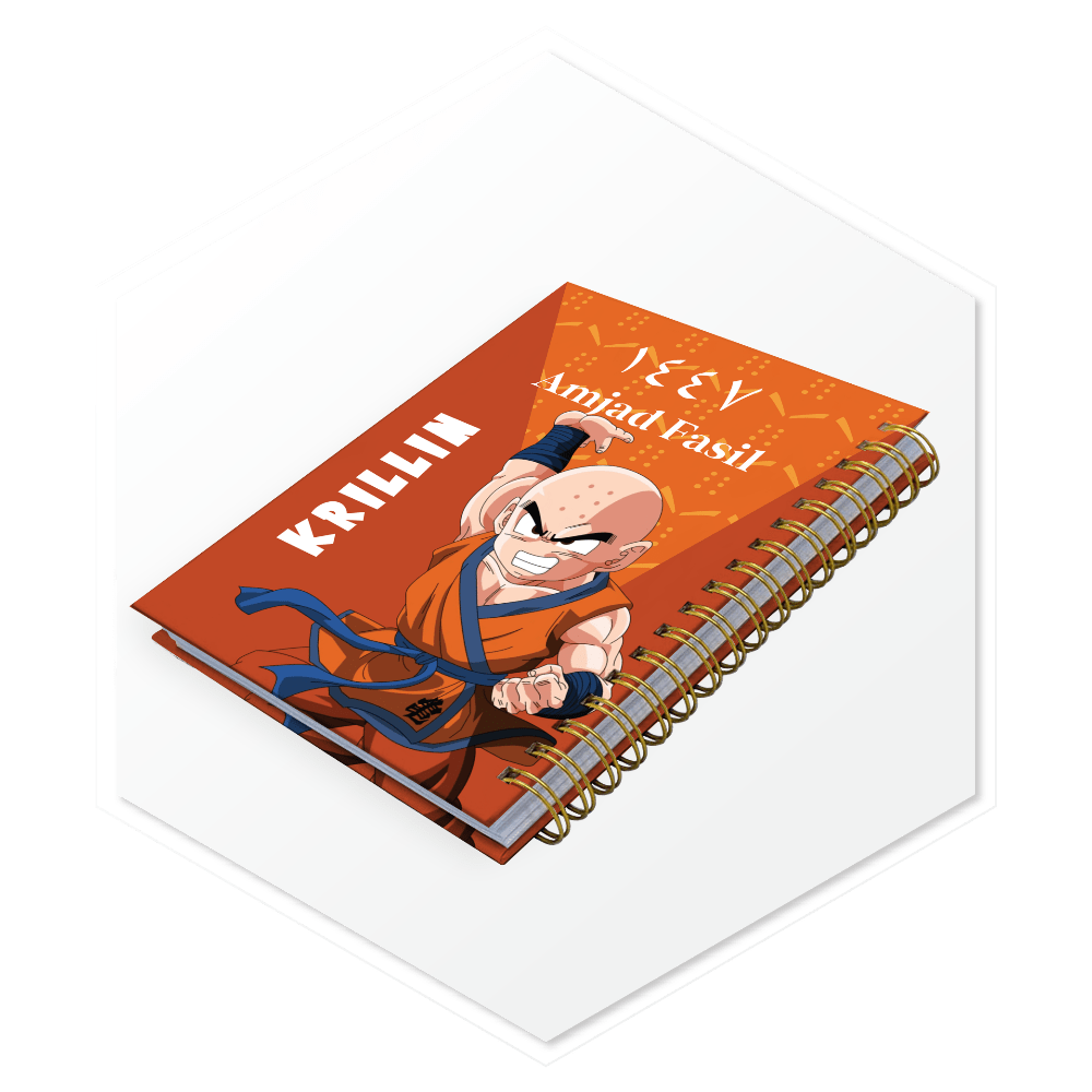 أجندة كريلين (Krillin) 1447هـ - غلاف فاخر مع مساحة لطباعة اسم العميل بالإنجليزية، تصميم مميز للسعودية والخليج