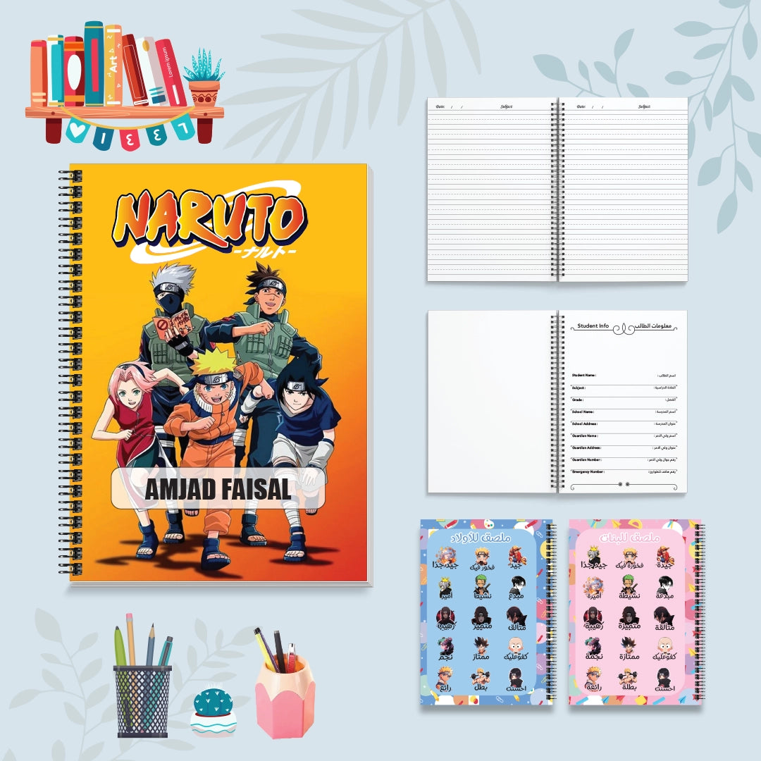 ناروتو - دفاتر شخصيات