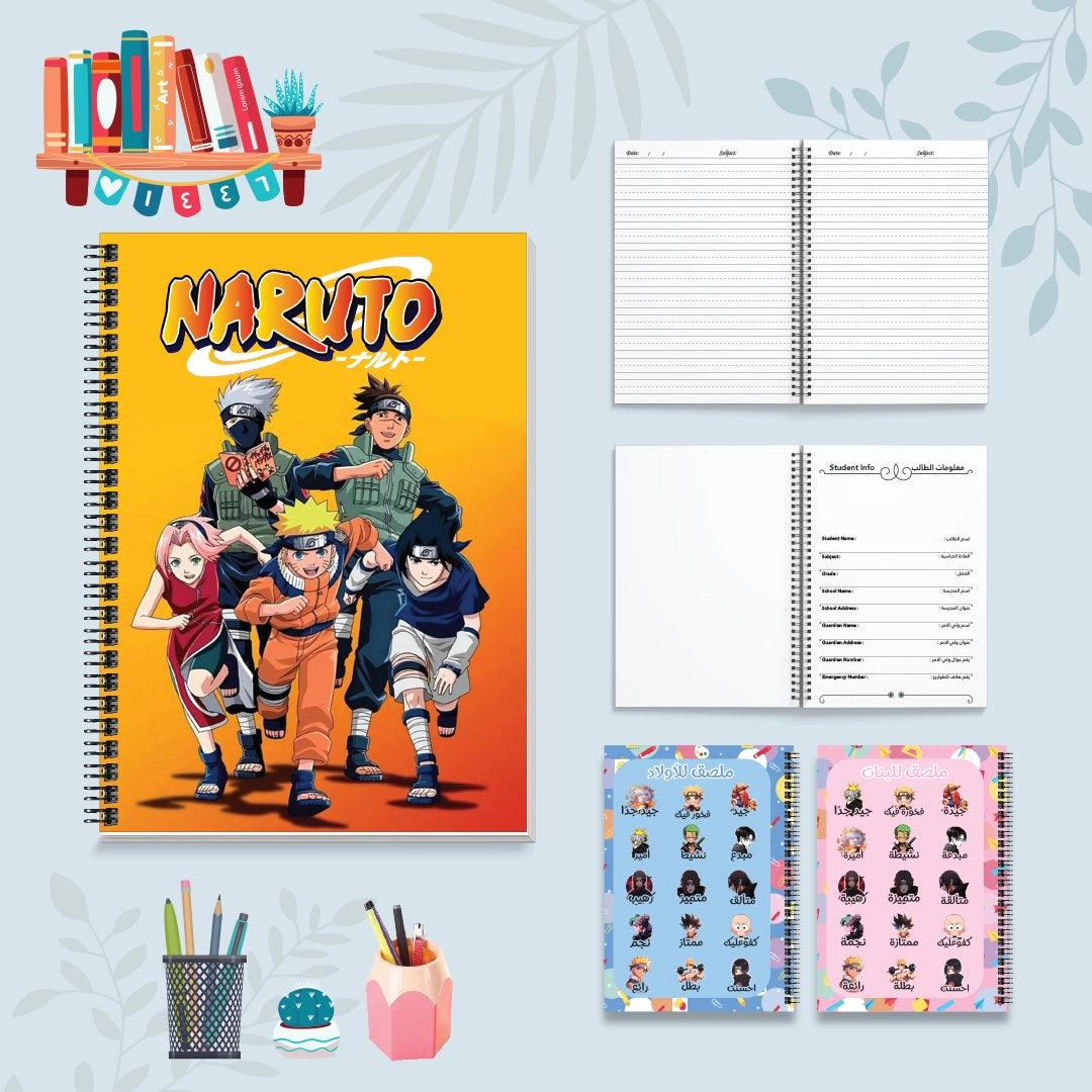 ناروتو - دفاتر شخصيات