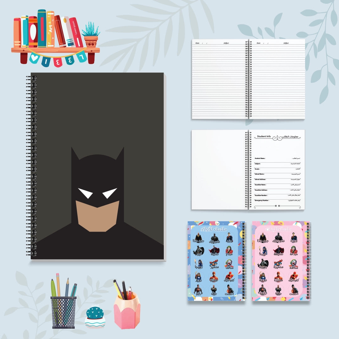 بات مان 2 - دفاتر شخصيات