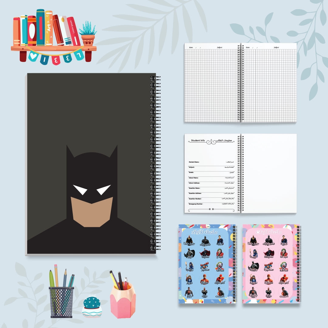 بات مان 2 - دفاتر شخصيات