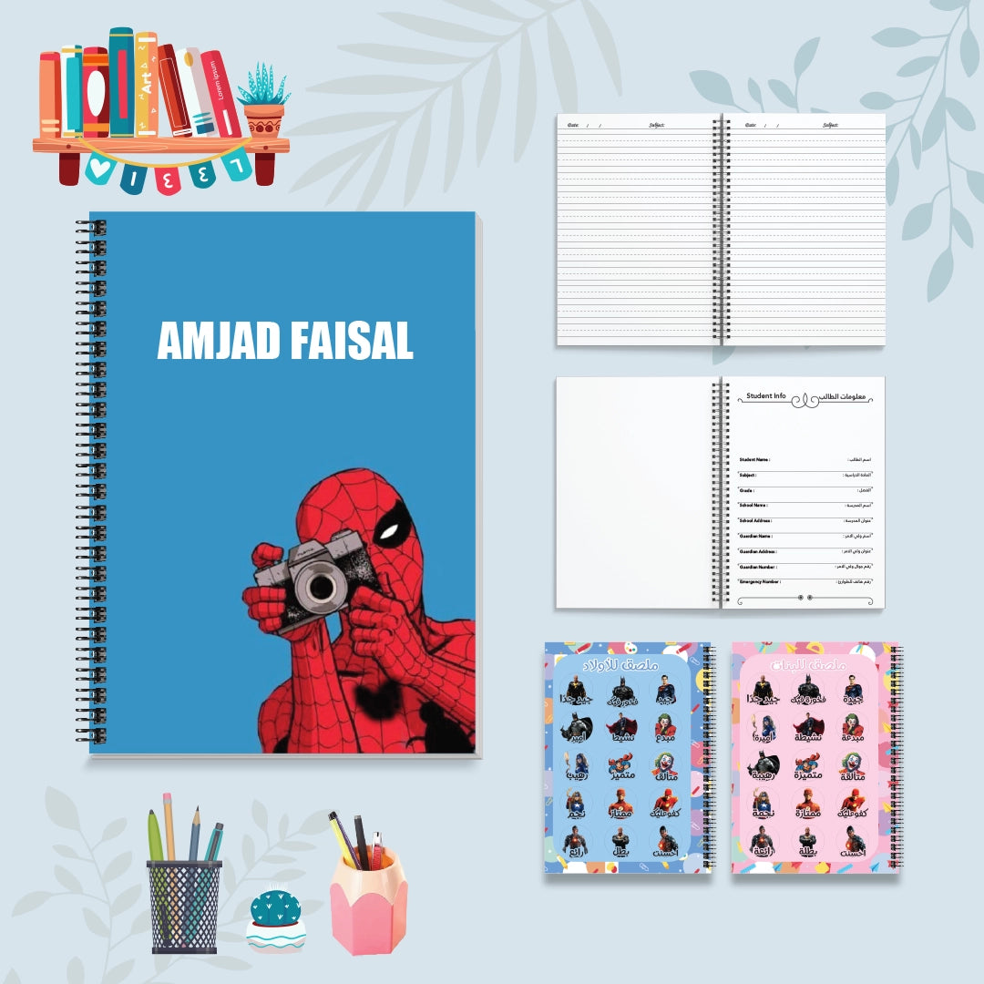 سبايدر مان 2 - دفاتر شخصيات