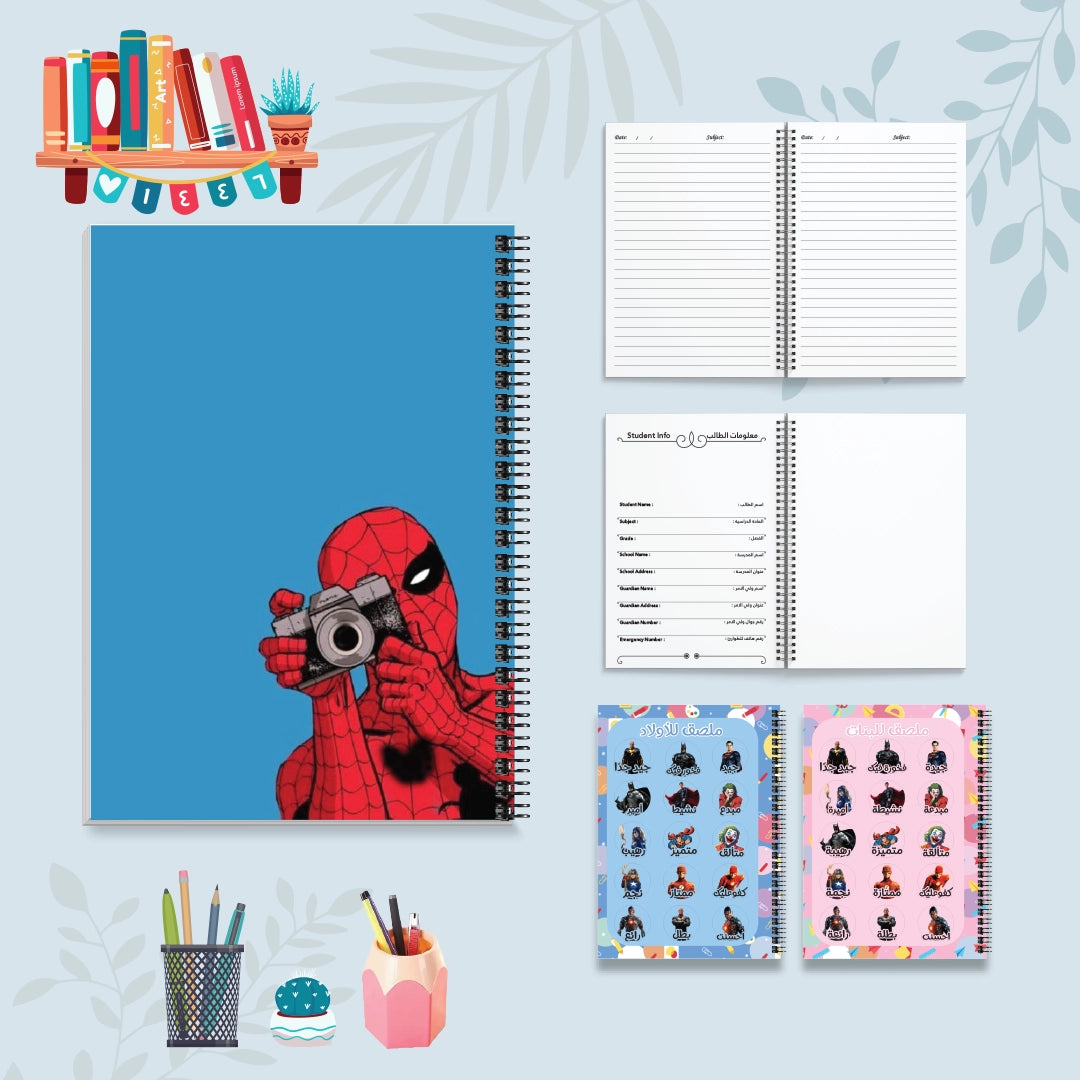 سبايدر مان 2 - دفاتر شخصيات